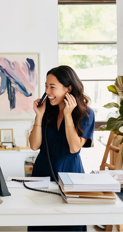Feel the joy of calls answered with an ai receptionist.